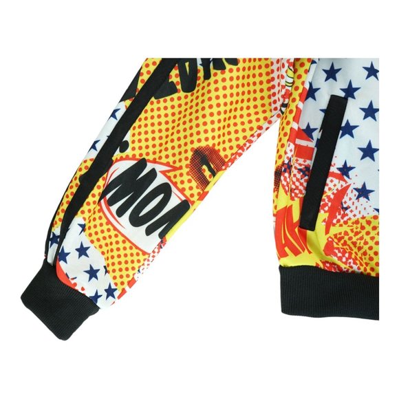 LOVE hoodie Large Comics‎ Graphics Colorful Girls Jacket Pockets - Picture 4 of 6